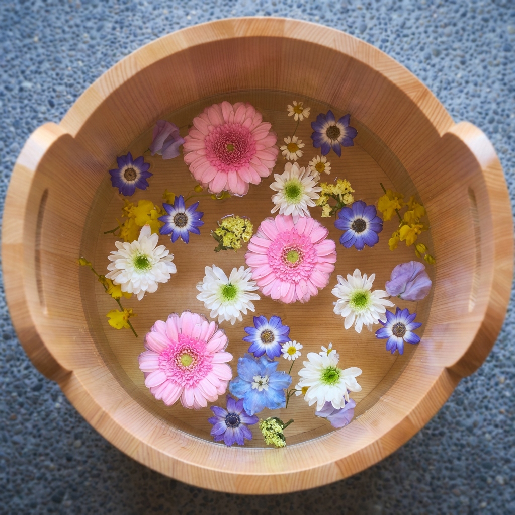 Blue Hydrangea Footbath